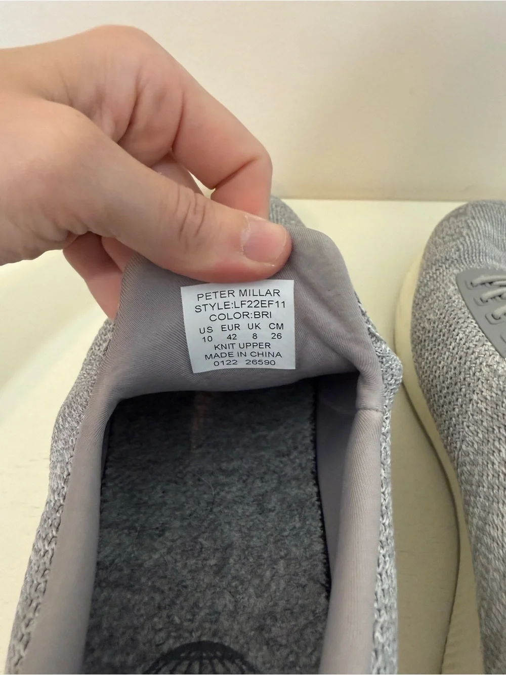 Peter Millar Women’s Crown Sport Hyperlight Apollo Sneaker Shoes Gray Size 10